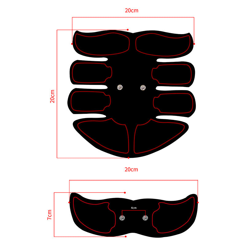 Intelligent Abdominal Muscle Patch, Abdominal Muscle Fitness Equipment, Home Abdominal Muscle Training Device, Lazy Abdominal Muscle Training Device