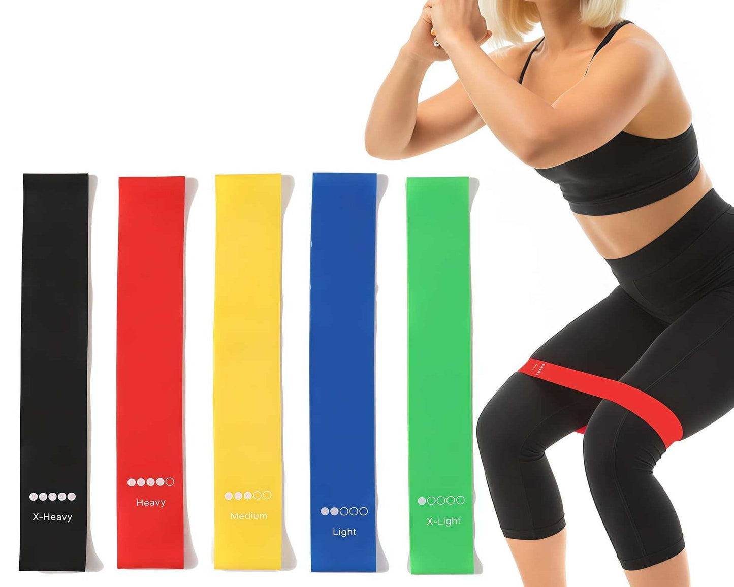 TPE Elastic Band Yoga Exercise Thickeneded Resistance Band