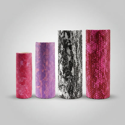 Eva Floating Point Foam Roller Fitness Yoga Column Solid Massage Roller Muscle Relaxer