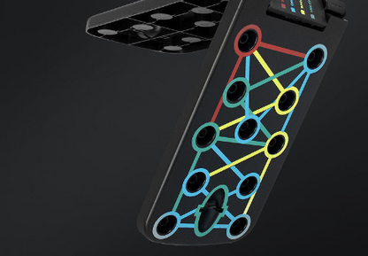 Multifunctional Folding Push-Up Fitness Board + Anti-break Pull Rope