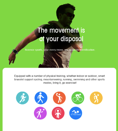 P22 Smartwatch Fitness Running Watch, Bluetooth Pedometer, Fitness Tracker Activity, Compatible with Android / iOS