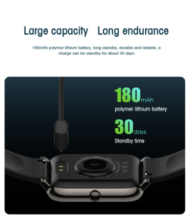 P22 Smartwatch Fitness Running Watch, Bluetooth Pedometer, Fitness Tracker Activity, Compatible with Android / iOS