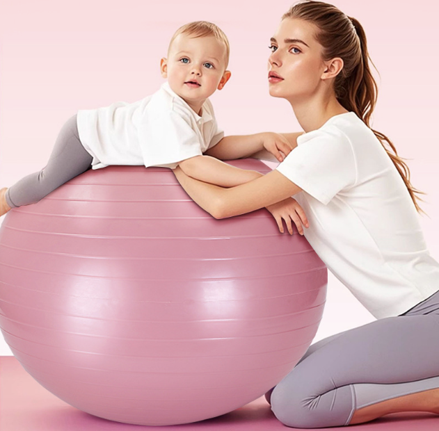 Exercise Ball 33-85cm Extra Thick Stability Ball for Improved Posture, Balance, Yoga, Pilates, Core Fitness Exercise + Air Pump