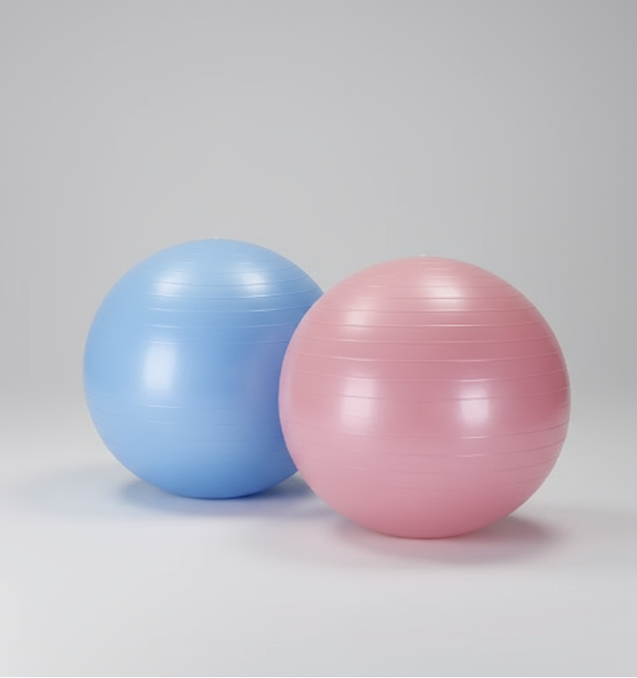 Exercise Ball 33-85cm Extra Thick Stability Ball for Improved Posture, Balance, Yoga, Pilates, Core Fitness Exercise + Air Pump