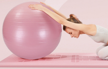 Exercise Ball 33-85cm Extra Thick Stability Ball for Improved Posture, Balance, Yoga, Pilates, Core Fitness Exercise + Air Pump