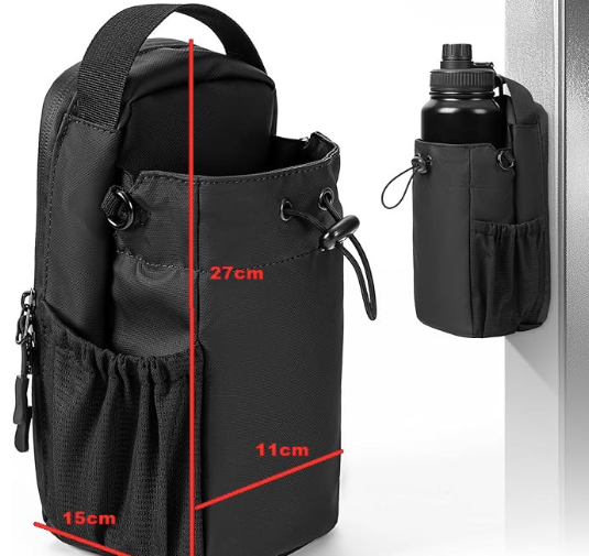 Magnetic Water Bottle Gym Bag for Men & Women