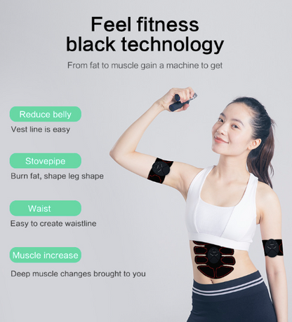 Intelligent Abdominal Muscle Stimulator Patch - Abdominal Muscle Fitness Training Device