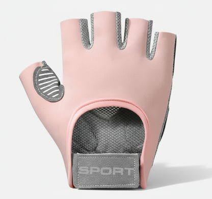 Sports Fitness Non-slip Air Cushion Shock Absorption Half Finger Wear-Resistant Gloves