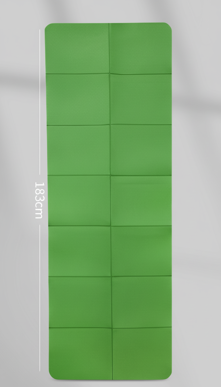 TPE Foldable Yoga Portable Mat Thickened Non-slip Fitness Home Mat - Ideal for Yoga, Pilates, Stretching & Floor Exercises