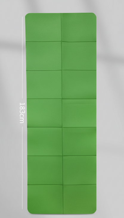 TPE Foldable Yoga Portable Mat Thickened Non-slip Fitness Home Mat - Ideal for Yoga, Pilates, Stretching & Floor Exercises