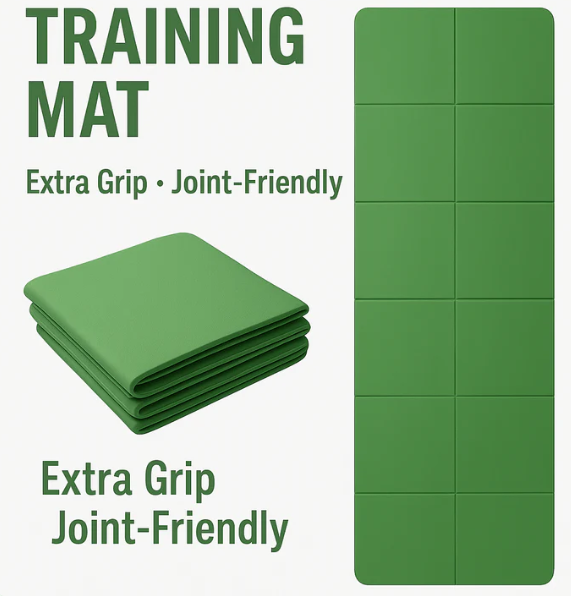 TPE Foldable Yoga Portable Mat Thickened Non-slip Fitness Home Mat - Ideal for Yoga, Pilates, Stretching & Floor Exercises