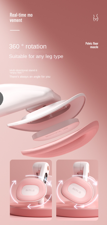 Pelvic Floor Muscle Trainer Counting, Postpartum Recovery, Cropping and Leg Beauty Device, Home Kegel Yoga Leg Clamp