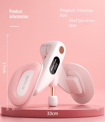 Pelvic Floor Muscle Trainer Counting, Postpartum Recovery, Cropping and Leg Beauty Device, Home Kegel Yoga Leg Clamp